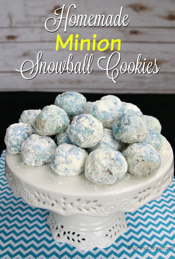 Homemade-Minion-Snowball-Cookies