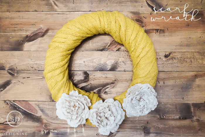 DIY Scarf Wreath | Simple DIY Scarf Wreath | 27 | How to make Farmhouse Christmas Ornaments