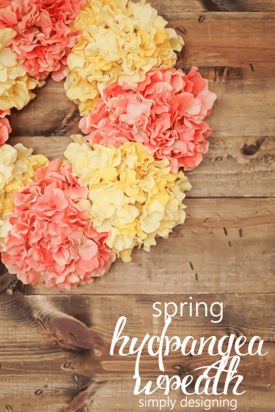 Spring Hydrangea Wreath