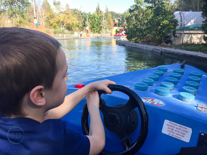 Legoland Florida - boating school