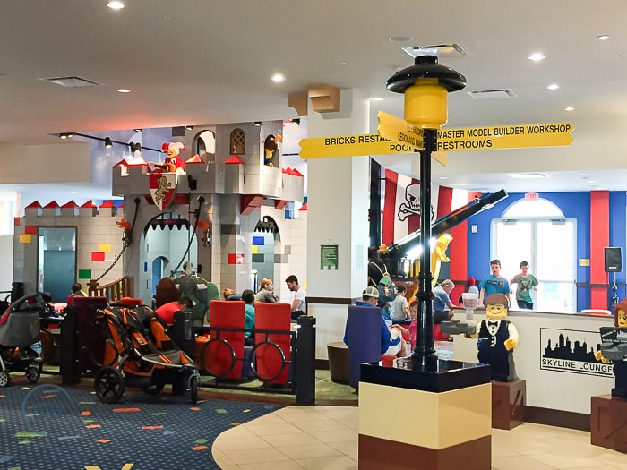 Legoland Hotel - castle play area