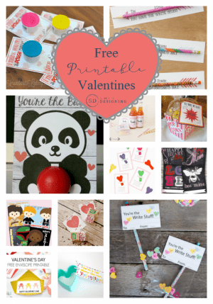 Free Printable Valentines | Simply Designing with Ashley