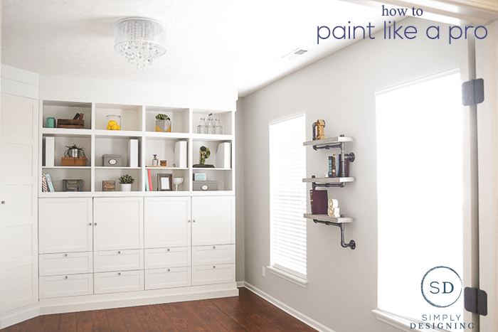 how to paint a room