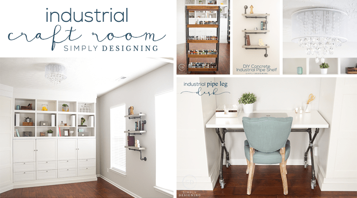 industrial craft studio | Industrial Craft Room | 4 | farmhouse design