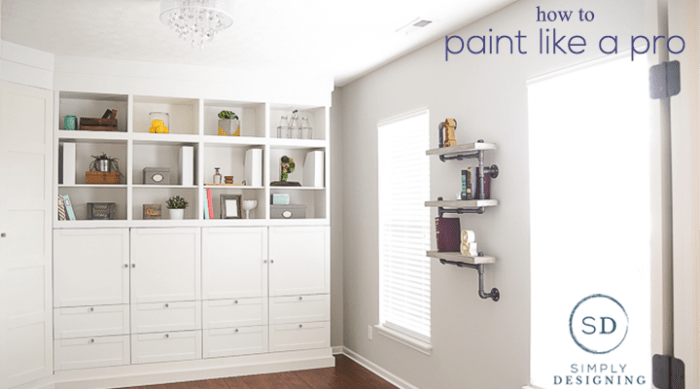 paint like a pro featured image | How to Paint your Room like a Pro | 38 | summer hoop wreath