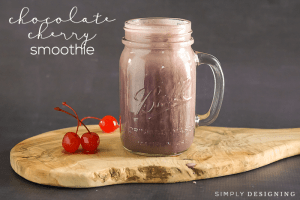 Chocolate Cherry Smoothie Recipe a simple and healthy smoothie Scrumptious Chocolate Cherry Smoothie Recipe 2 cold buster smoothie