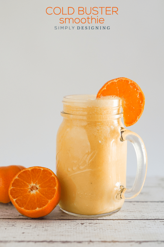 Cold Buster Smoothie Recipe - so fresh tasting and delicious and perfect for keeping cold germs at bay