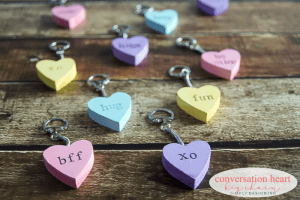 Conversation Heart Key Chain Conversation Heart Key Chain 2 all you need is love and chocolate