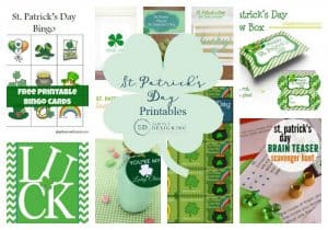 St. Patricks Day Printables Featured St. Patrick's Day Printables 5 st. patrick's day treats