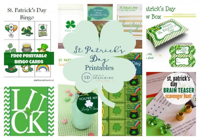 St. Patricks Day Printables Featured | St. Patrick's Day Printables | 9 | teacher appreciation
