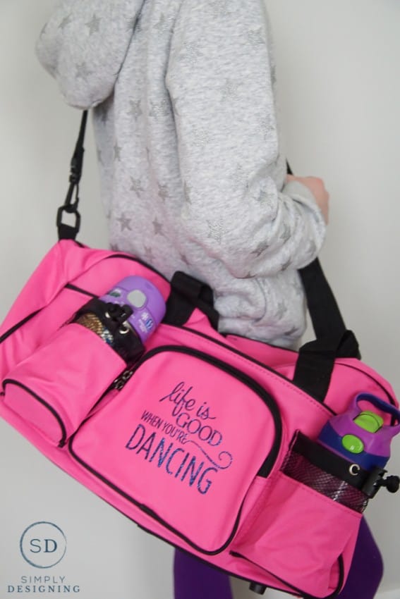 life is good when you're dancing dance bag