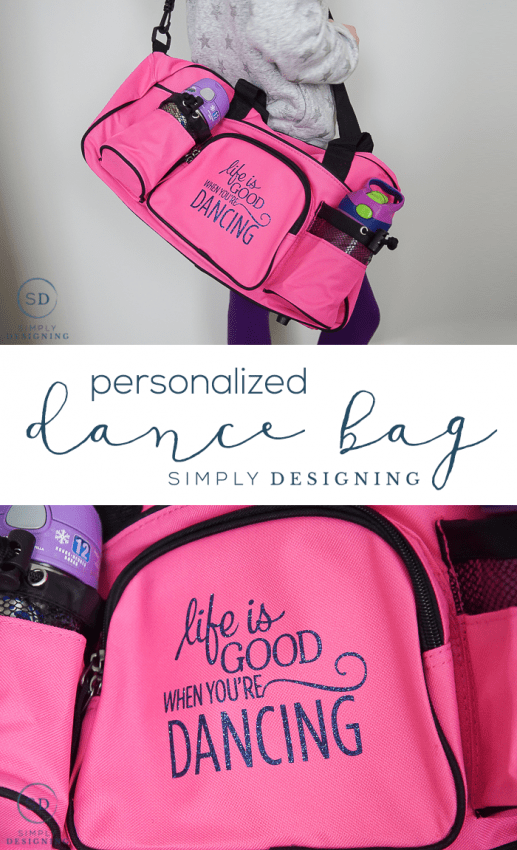 Personalized dance bag with rack online