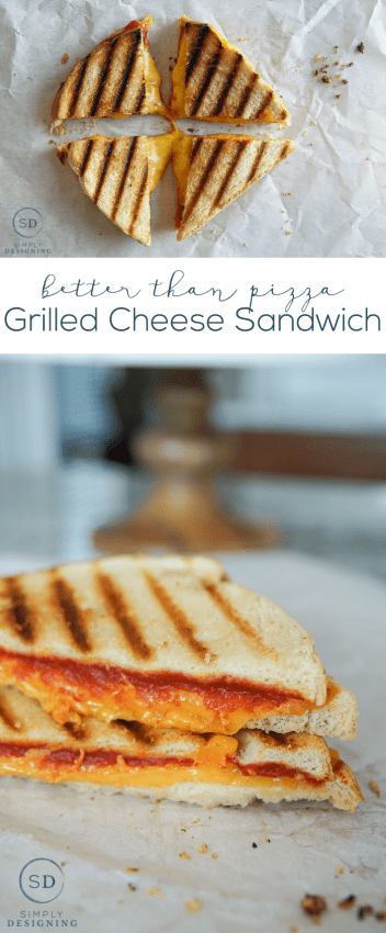 Better Than Pizza Grilled Cheese Sandwich - this one ingredients makes a normal grilled cheese extraordinary