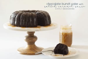 Chocolate Bundt Cake with Salted Caramel Sauce Recipe Chocolate Bundt Cake with Salted Caramel Sauce Recipe 4 Red White and Blue Pudding Pops