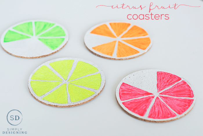 Citrus Coasters DIY Citrus Fruit Coasters 28 Apple Mason Jar