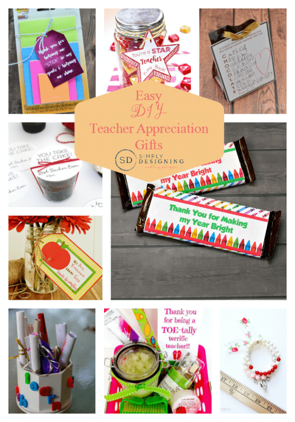 Simple Teacher Appreciation Gift - The Happy Scraps