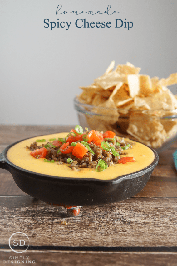 Homemade Spicy Cheese Dip Recipe - a simple and delicious recipe made with real cheese