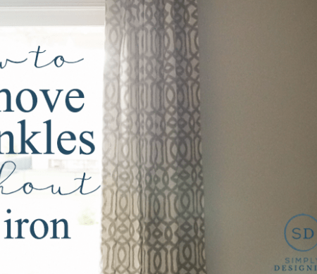 How to Remove Wrinkles from Curtains without an Iron
