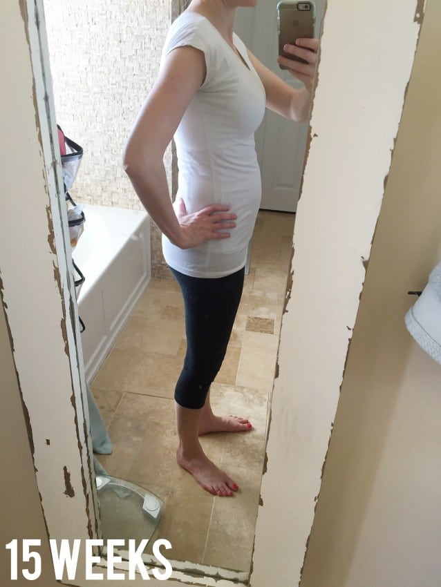 15 weeks pregnant