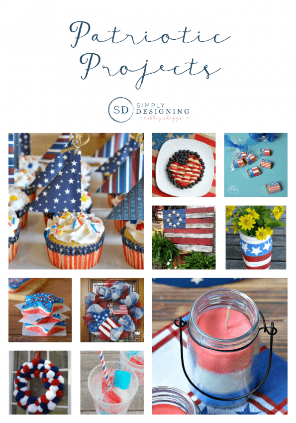 I love red white and blue and I love celebrating patriotic holidays. These fun patriotic projects are really easy to do and also so beautiful! I can't wait to try the ice cubes.