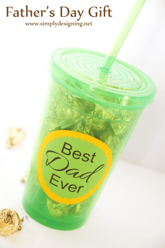 Fathers Day Gift Idea: Tumbler | such a simple and easy gift to make for your dad or husband! love this