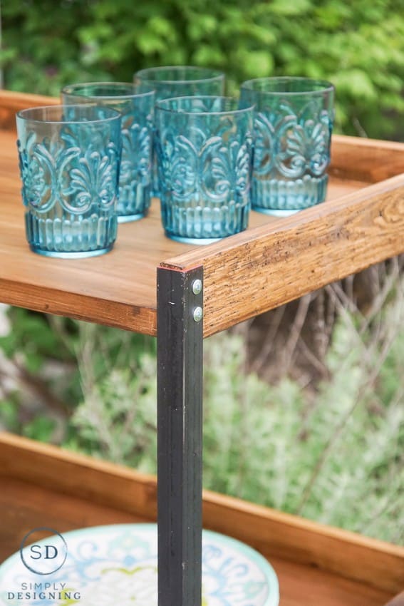 DIY Outdoor Beverage Cart