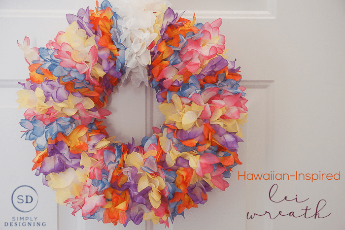 Hawaiian Inspired Lei Wreath 1 | Hawaiian-Inspired Lei Wreath | 25 | things I wish I knew in my 20's