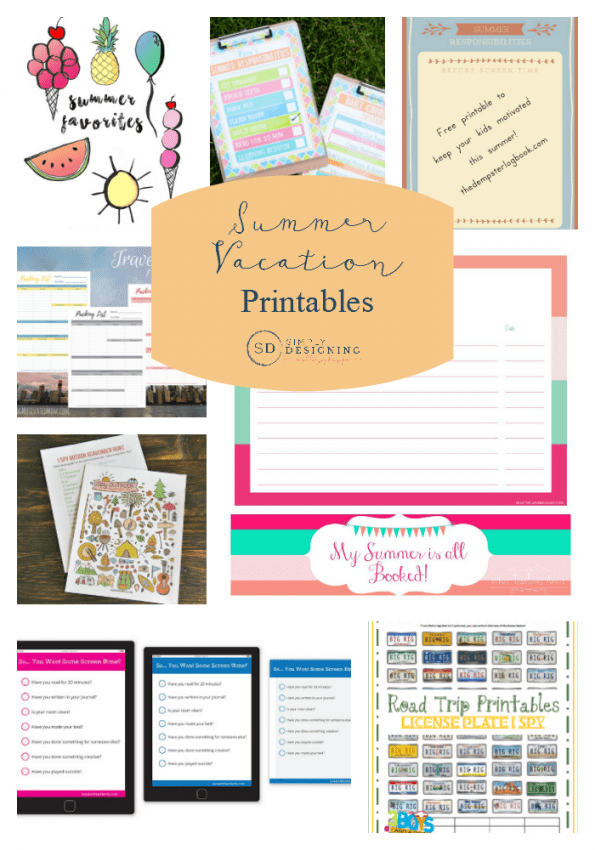 Summer Vacation Printables Final