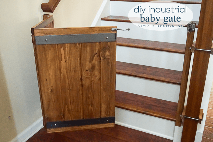 How to Make a Custom DIY Baby Gate with an Industrial Style