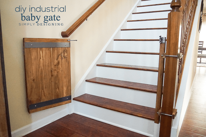 Diy top outlet of stairs gate