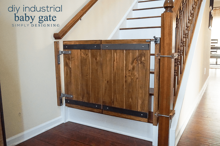 Industrial DIY Baby Gate this is such a unique and beautiful diy baby gate option | How to Make a DIY Baby Gate | 30 | firewood rack