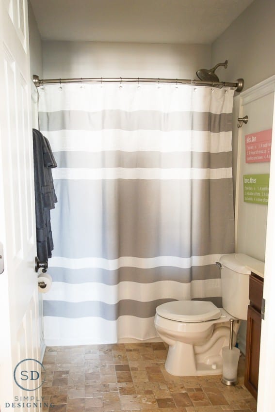 Kids Bathroom Makeover - after