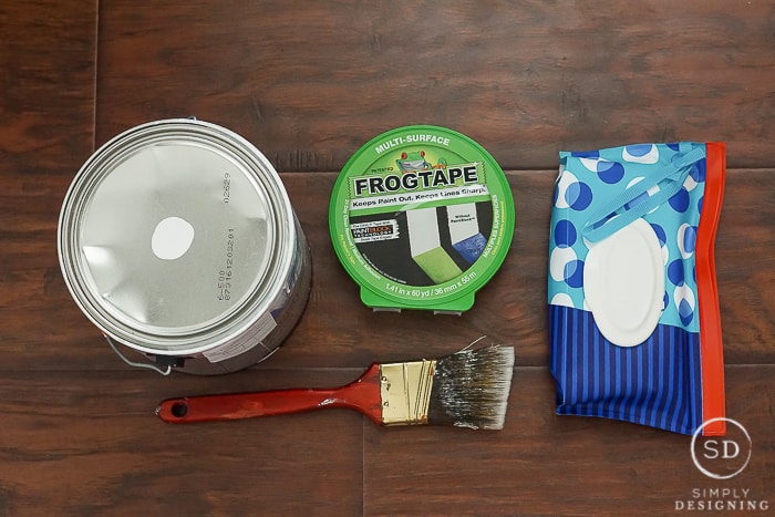 How to Paint Baseboards with FrogTape® - The Kreative Life