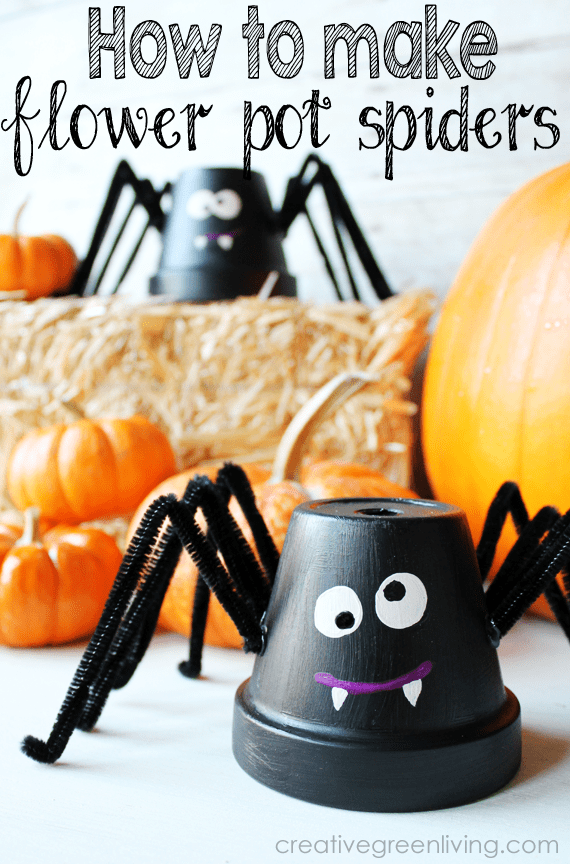 Cute Flower Pot Spider by Creative Green Living