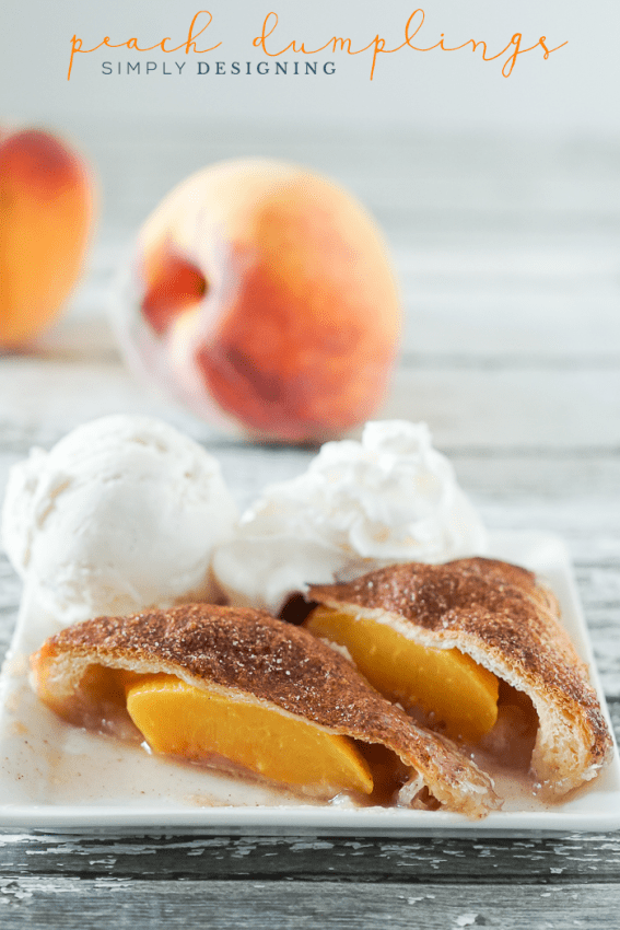 Easy Peach Dumplings Recipe