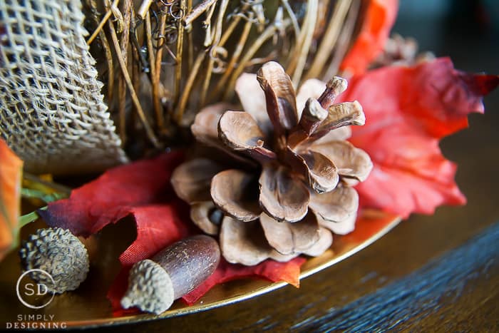 Fall Pumpkin Centerpiece