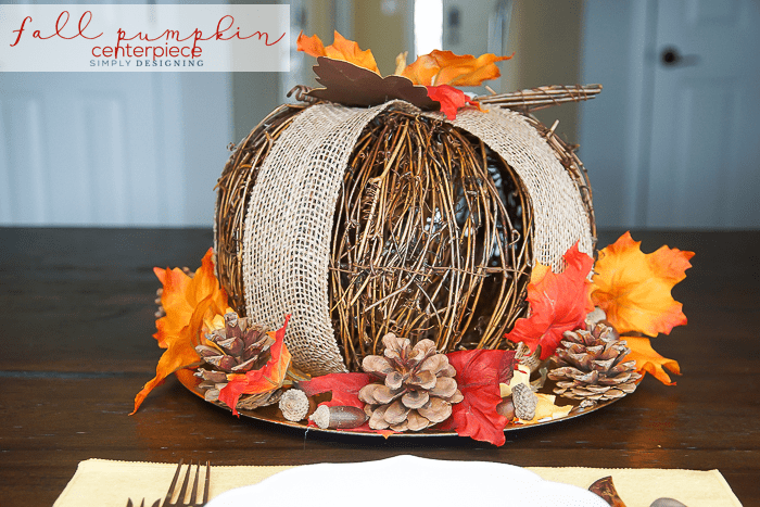 Fall Pumpkin Centerpiece | Fall Pumpkin Centerpiece | 6 | How to make Farmhouse Christmas Ornaments