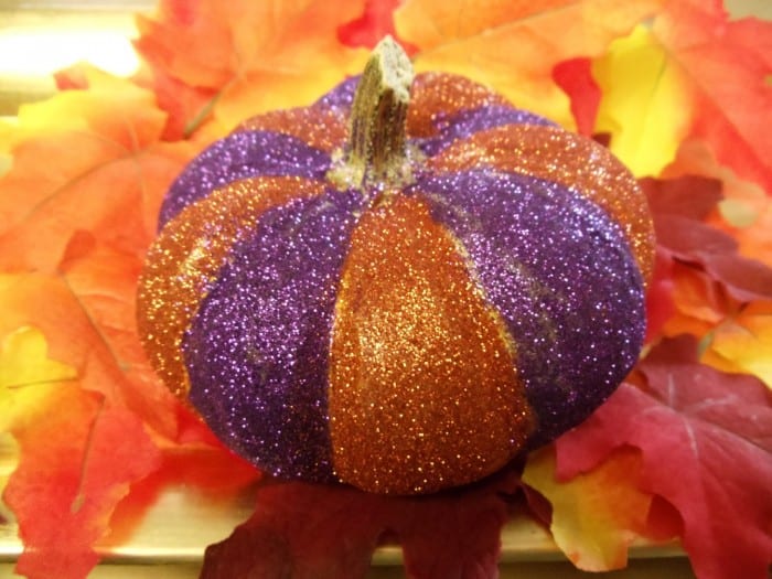 Glittered Pumpkins by Ann Butler Designs 