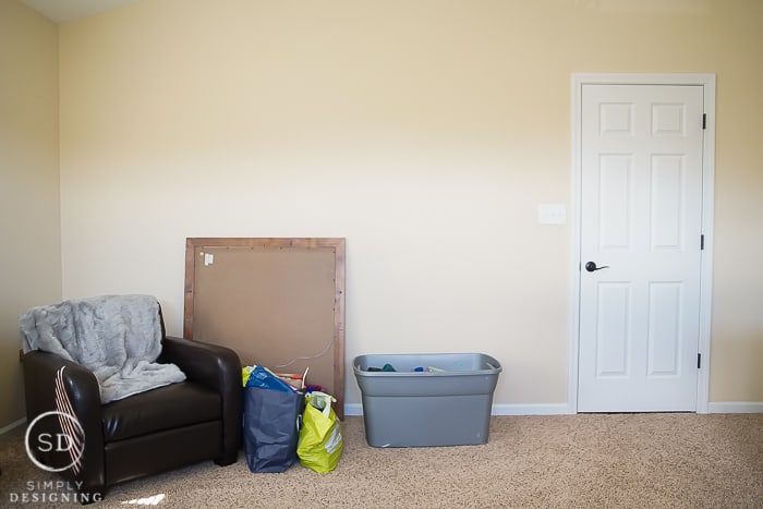 bedroom make over before