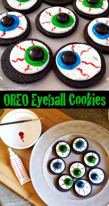 Oreo Eyeball Cookies by 100 Directions