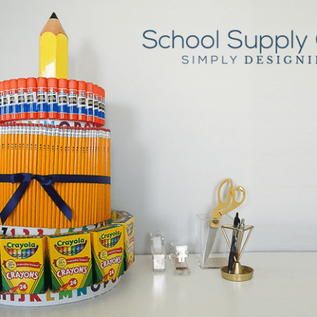 School Supply Cake