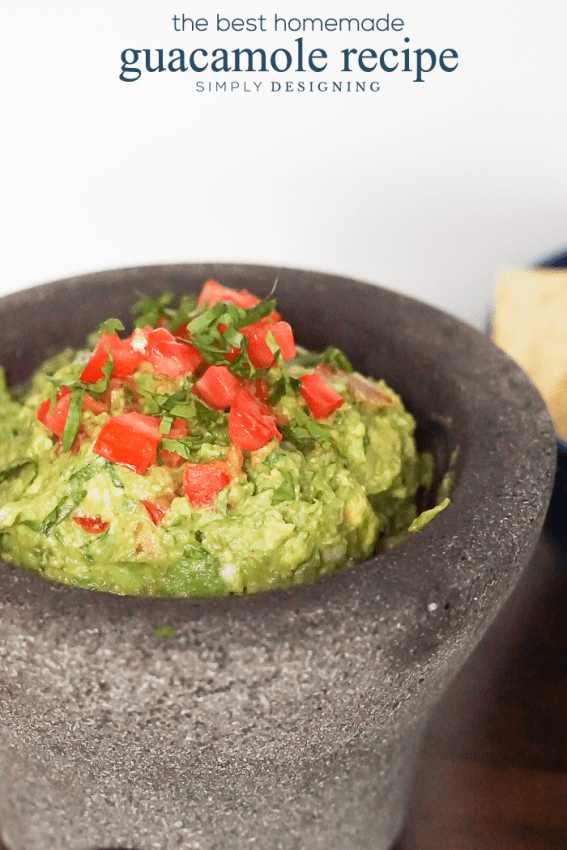 The Best Homemade Guacamole Recipe - this recipe is easy and so very delicious