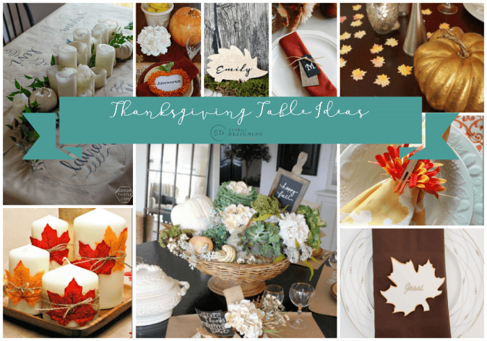 Thanksgiving Table Ideas FB Beautiful Ideas for Your Thanksgiving Table 14 fabric Christmas trees