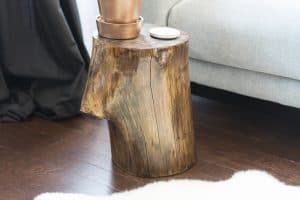 Tree Trunk Side Table Final 1 Make a Tree Stump Side Table 4 Christmas Crafts & DIY Projects