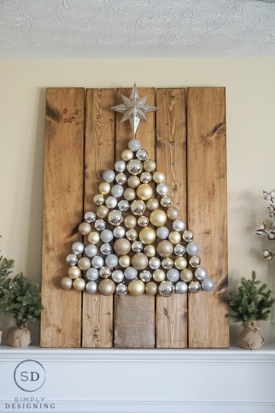 DIY Rustic Holiday Ornament Decor