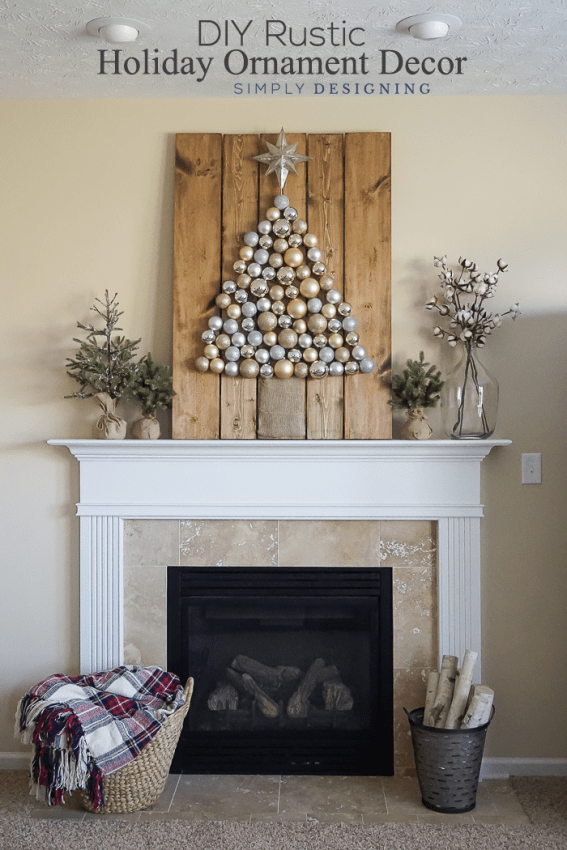DIY Rustic Holiday Ornament Decor