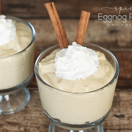 Easy Spiced Eggnog Pudding Recipe