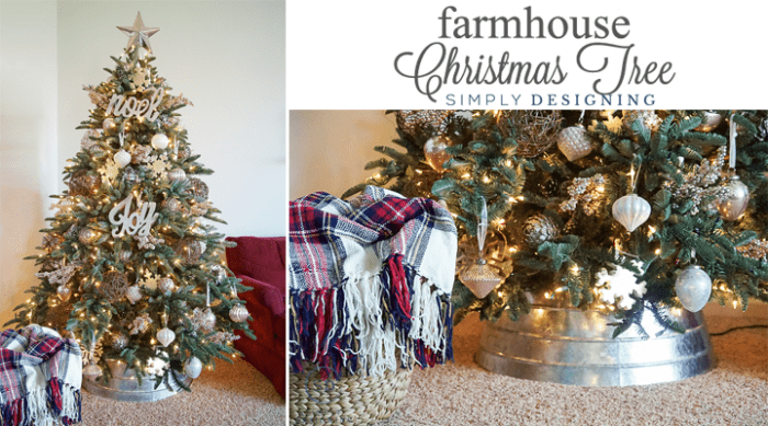 Farmhouse Christmas Tree Collage Farmhouse Christmas Tree 9 fabric Christmas trees