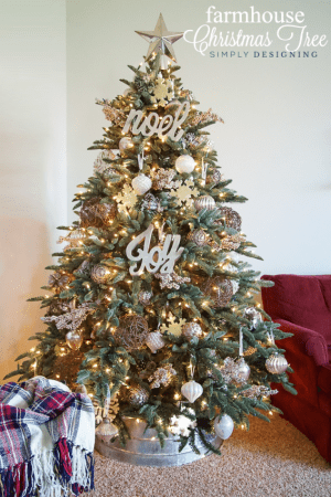 Farmhouse Christmas Tree | Simply Designing with Ashley