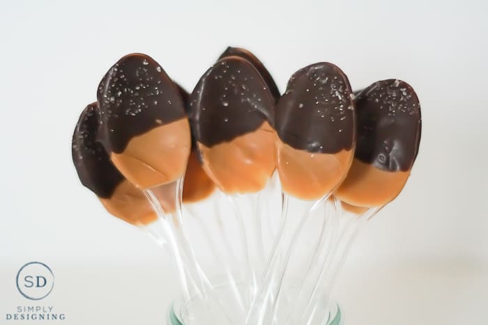 Salted Caramel Hot Cocoa Spoons